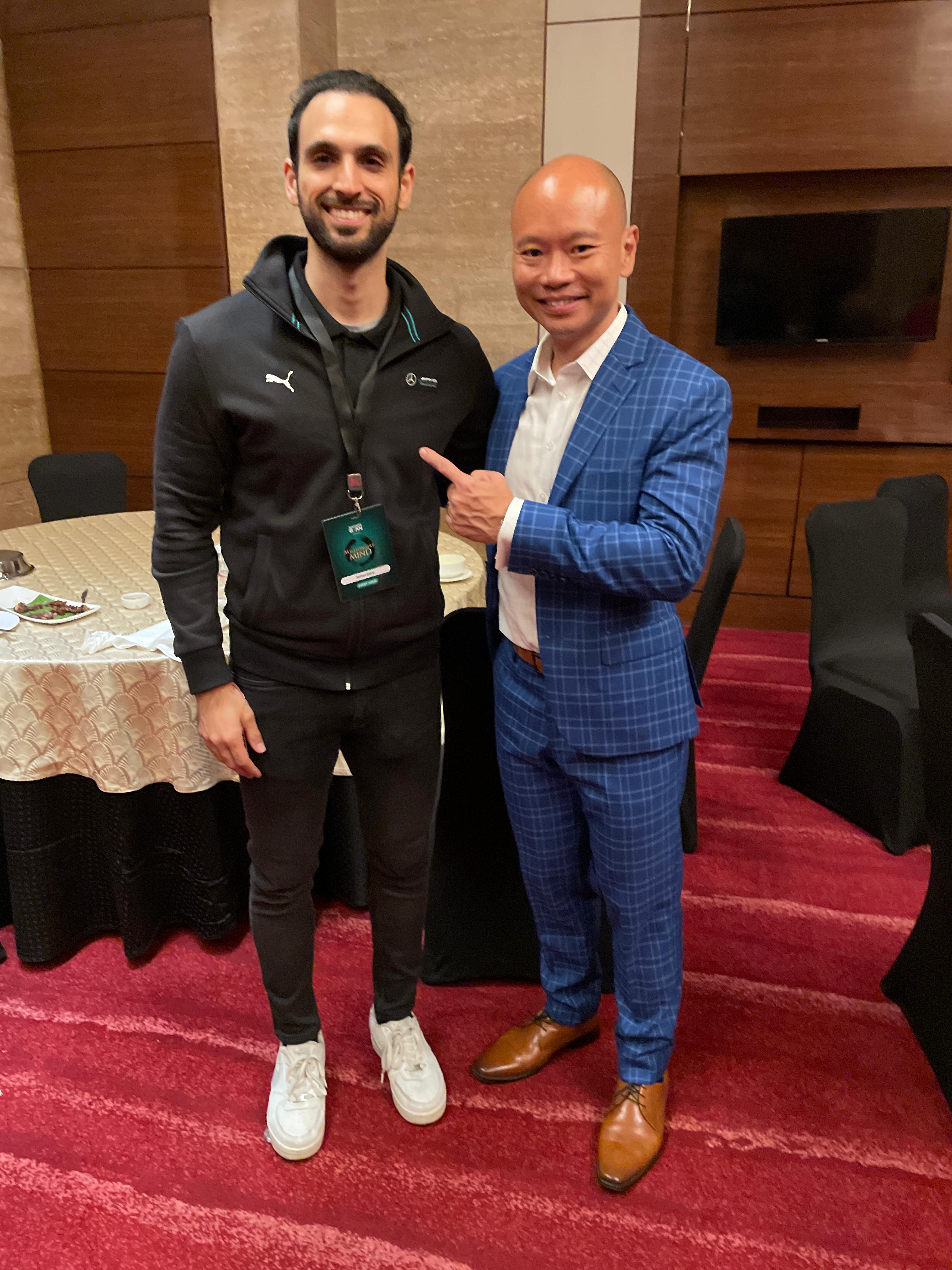 Rohan Batra with industry leader